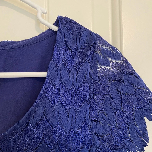 Ann Taylor women’s layered lace blouse — XXS - Picture 2 of 4